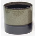 thumbnail image 1 of Gray & Black Ceramic Planter, 1 of 1