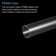 thumbnail image 4 of Unique Bargains Acrylic Pipe Clear Rigid Round Tube 47mm ID 50mm OD 6" for Lamps and Lanterns Water Cooling System, 4 of 6
