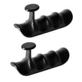thumbnail image 4 of Siruishop 2 Pieces Weight Lifting Grips Palm Protection for Exercise Training Dumbbell Black, 4 of 8