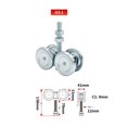 thumbnail image 2 of 1PC Industrial Sliding Door Pulley Steel Hardware Tools, Hanging Rail Channel Wheel Accessories H2 H3 ,Easy to Install, 2 of 7