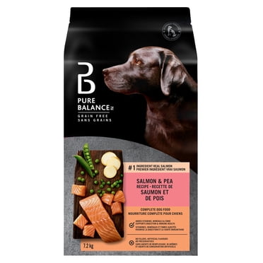 Pure Balance Grain Free Salmon & Pea Recipe Complete Dog Food, 7.2kg