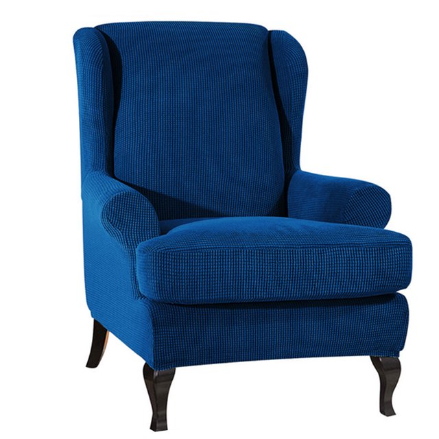 Amdohai Sofa Covers Wing Chair Elastic Fabric Stretch Couch Slipcover Polyester
