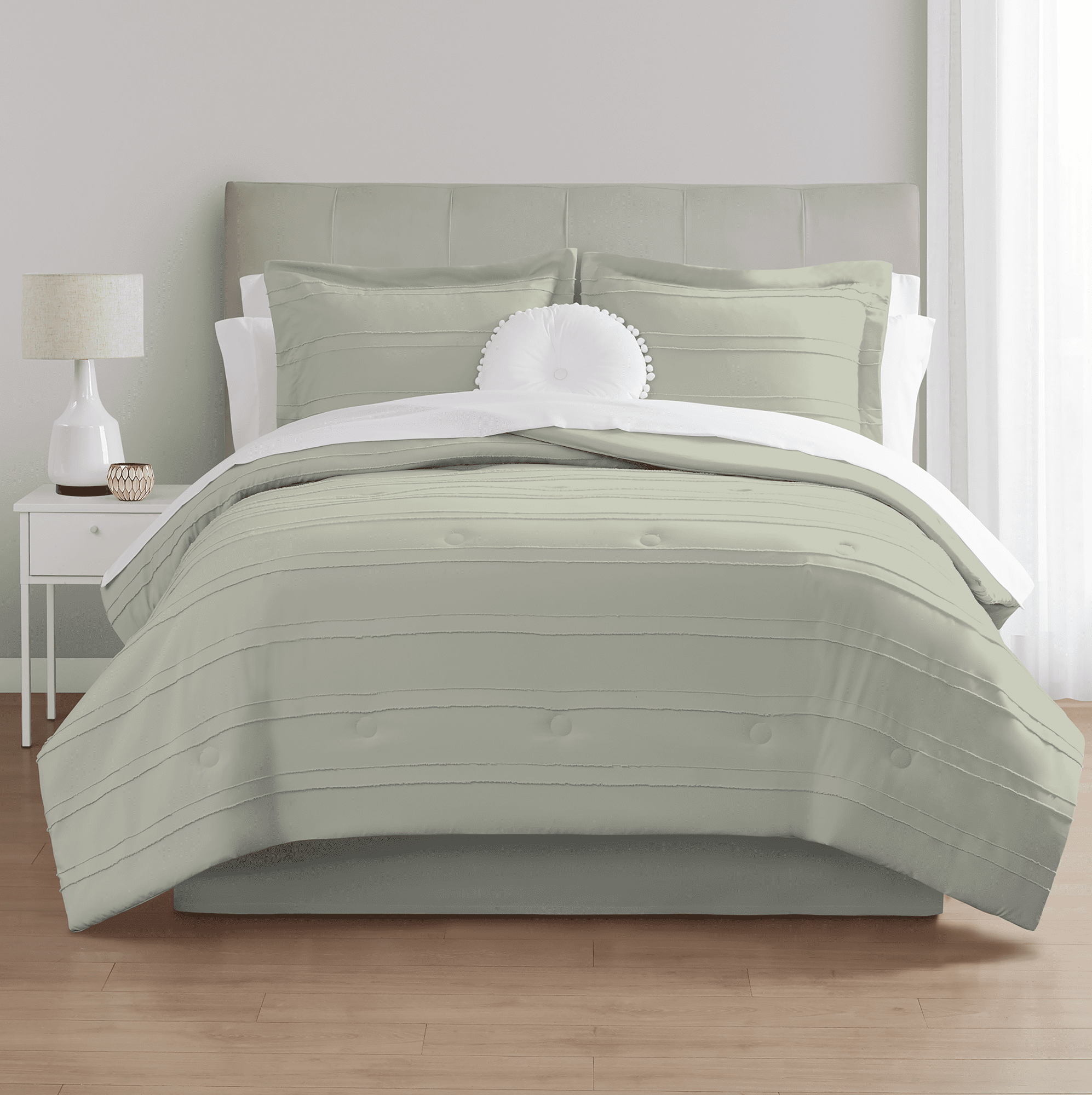 Mainstays Ensemble de lit 11 pieces Soft Sea, double