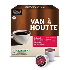 Van Houtte Mélange maison d'origine, Rôtissement moyen, Pochettes à café K-Cup, 30 Nombre