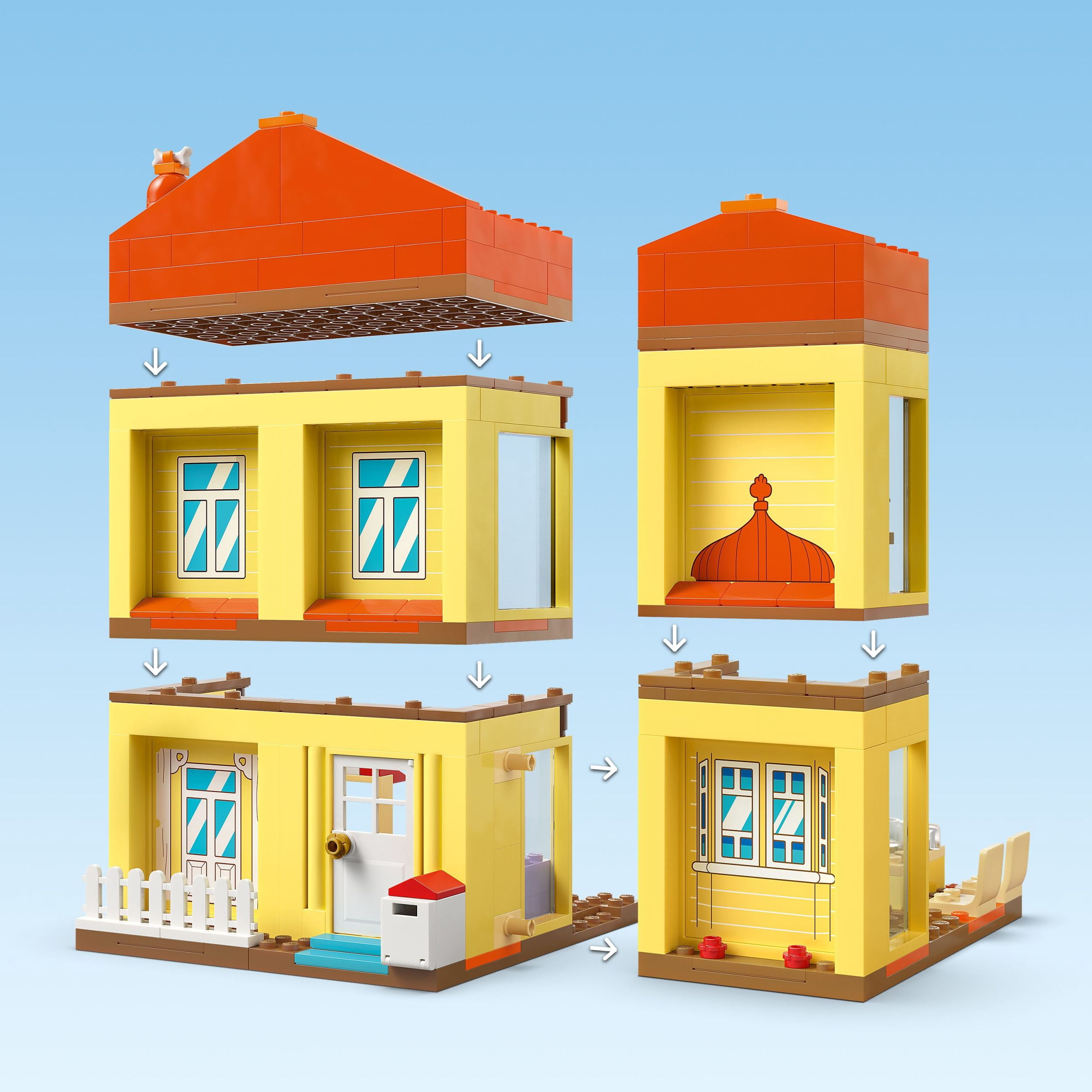 LEGO Bluey : La Maison de la Famille de Bluey, Ensemble de Construction de Maison 11203