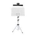 thumbnail image 4 of lionlar Support de Partition de Musique Assis Ou Debout Support de Livre pour Classe Groupes Chorales Blanc, 4 of 9
