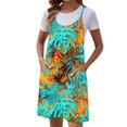 thumbnail image 2 of Ovzne Robes d'Été pour Femmes Robe Femme St. Patrick Tennis Taille Haute Élégante Sports Course Shorts Jupe Courte Robe de Printemps Liquidation, 2 of 7