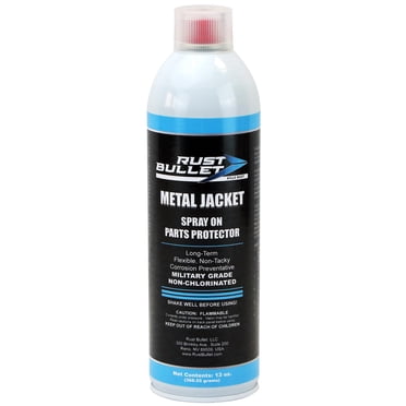 Rust Bullet Veste Métallique - Ambre Transparent - 13 Oz - Film Flexible Amovible de Protection pour Métal, Joints de Machinerie, Équipement, Outils et Pièces contre la Corrosion