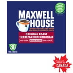 Maxwell House Original Roast Coffee Certified Compostable K-Cup® Coffee Pods, 30 Pods, Medium