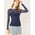 thumbnail image 2 of INSPIRE CHIC Camisoles pour Femmes à Manches Longues en Maille avec Bretelles Spaghetti, 2 of 4
