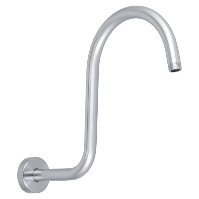 Loewten Shower Arm, S Shape Shower Extension Arm With Decorative Cover For Hotel For Bathroom