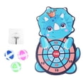thumbnail image 1 of F Triceratops Pattern Velcro Dart Board For Kids Sticky Ball Indoor Outdoor Throwing Game Toy, 1 of 2