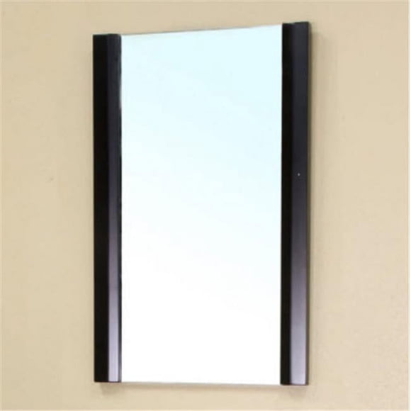 Bellaterra Home 203102-MIRROR Solid wood frame mirror-Black