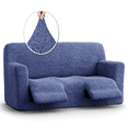 thumbnail image 1 of CHOK 2024 Housse pour Causeuse Inclinable - Gris Pâle Uni - Housse pour Fauteuil Inclinable 2 Places, 1 of 8
