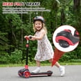 thumbnail image 2 of Trottinette à 3 Roues pour 3 à 12 Ans, Trottinette Pliable pour Enfants avec Hauteur Réglable à 6 Niveaux, Frein Arrière et 3 Roues Lumineuses pour Tout-Petits et Enfants, 2 of 10