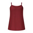 thumbnail image 4 of ohmzyzo Womens Plus Size Tank Tops V Neck Sleeveless Cami Adjustable Spaghetti Strap Camisole Summer Basic Tank Shirts, 4 of 6