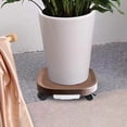 thumbnail image 4 of Rbaofujie Universal Wheel Round Plastic Base Mobile Flowerpot Tray Thickened Resin Universal Wheel with Brake Strap Water Box Drawer Tray with Wheel Flower Support, 4 of 5