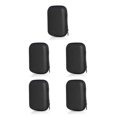 thumbnail image 1 of jesticaly Earphone Carry Case with Zipper Earbud Wireless Wired Storage Box Organizer Multi-purpose for Protection Pouch for Outdoor Black 5Set, 1 of 6