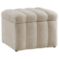 thumbnail image 1 of Bouclair Pouf Beige avec Rangement, 1 of 6