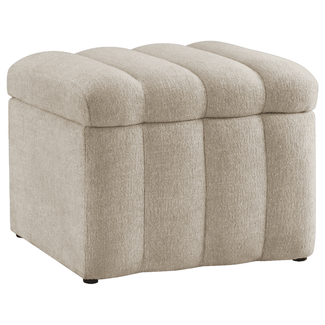 Bouclair Pouf Beige avec Rangement