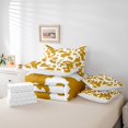 thumbnail image 5 of YST Yellow Cowhide 7-Piece Comforter Set, King, Bull Cattle Cow Print Farmhouse Bedding, 5 of 5