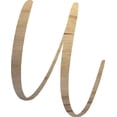 thumbnail image 1 of Unpainted Wood Letter U Craft, Paintable 6'' Tall Wood Alphabet Letter, DIY Nicholia Script Font, 1 of 3