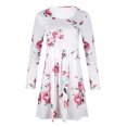 thumbnail image 2 of Matchstick Women's Floral Printed Long Sleeve Midi Dress, 2 of 5
