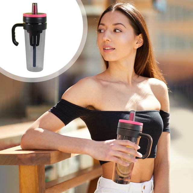 Limited Time Deal Iumwxz Large Capacity Tea Brewing Ice Brew Cup Straw Cup Tea Water Separation Plastic Cup Summer Water Cup Summer Clearance The Big Save Limited Time Deal