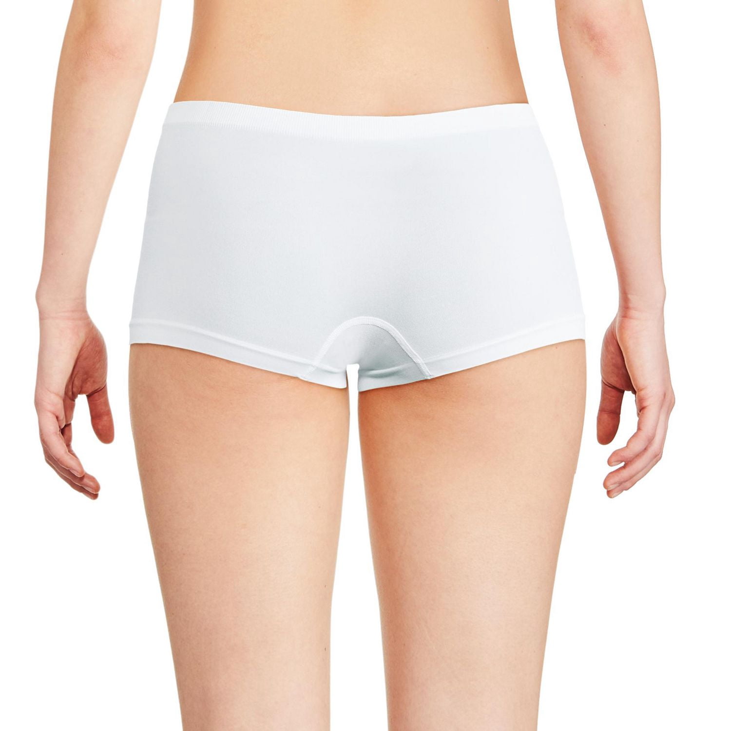 Lot de 2 culottes garçonnes sans coutures No Boundaries pour femmes