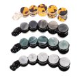 thumbnail image 2 of 4pcs Fashion Hair Barrette Simple Round Hair Clip Acetate Hair Accessory, 2 of 7