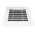 thumbnail image 1 of Gable Vent Cover, Wide Application Easy Installation Aluminum Alloy  Ventilation Wall Air Grille Stable Airflow  For Home, 1 of 8