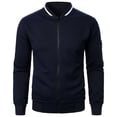 thumbnail image 1 of SHTXOZHI Causal Jackets for Men Zip Up Business Work Jackets Lightweight Long Sleeve Coats, 1 of 4