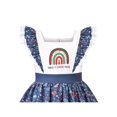 thumbnail image 4 of Girls Dress Vintage Candy Cane Princess Merry Christmas Ruffle 4 Years, 4 of 6