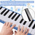thumbnail image 4 of Air 32 Keys Melodica Instrument Melodica Air Piano Keyboard with Soft Blow Pipe Blowing Nozzles Melodica Wind Instruments with Carrying Bag for Beginners Adults Gift, 4 of 7