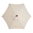 thumbnail image 1 of Beach Umbrellas for Sand, Beach Umbrella for Sand, Garden Umbrella Outdoor Stall Umbrella Beach Sun Umbrella Replacement Cloth 118Inch, Beach Umbrella Portable, Outdoor Umbrella with Stand, 1 of 8