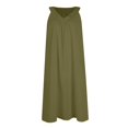 thumbnail image 4 of Ovzne Robes pour Femmes Robe Femme Décontractée Chemises de Nuit Sans Manches Douce Légère Robe de Nuit Été Confortable Plissée Col en V Robes de Nuit Robe pour Femmes Liquidation, 4 of 6