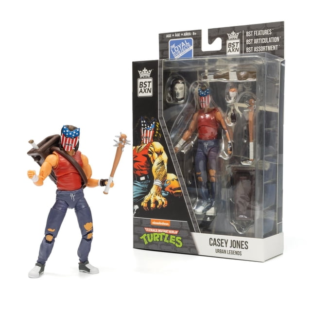 Teenage Mutant Ninja Turtles BST AXN Casey Jones Urban Legends 5” Figure