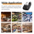 thumbnail image 2 of Receipt Printer Portable 58mm Mobile Thermal Printer Wireless BT Mini Bill Ticket Printing Compatible with, 2 of 8