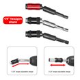 thumbnail image 4 of Labymos 1/4inch Shank 0-20° Angle Adjustable Screwdriver Bit Universal Extension Rod Chrome Vanadium Steel Drive, 4 of 8