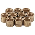 thumbnail image 2 of Ferrules de Queue de Billard, 10 Pcs Embouts de Queue de Billard Snooker Cuivre Accessoires de Réparation pour Queue de Billard, 2 of 7