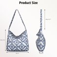 thumbnail image 3 of Boho Floral Butterfly Canvas Crossbody Bag – Cute Bee and Flower Pattern for Daily Use, 3 of 5