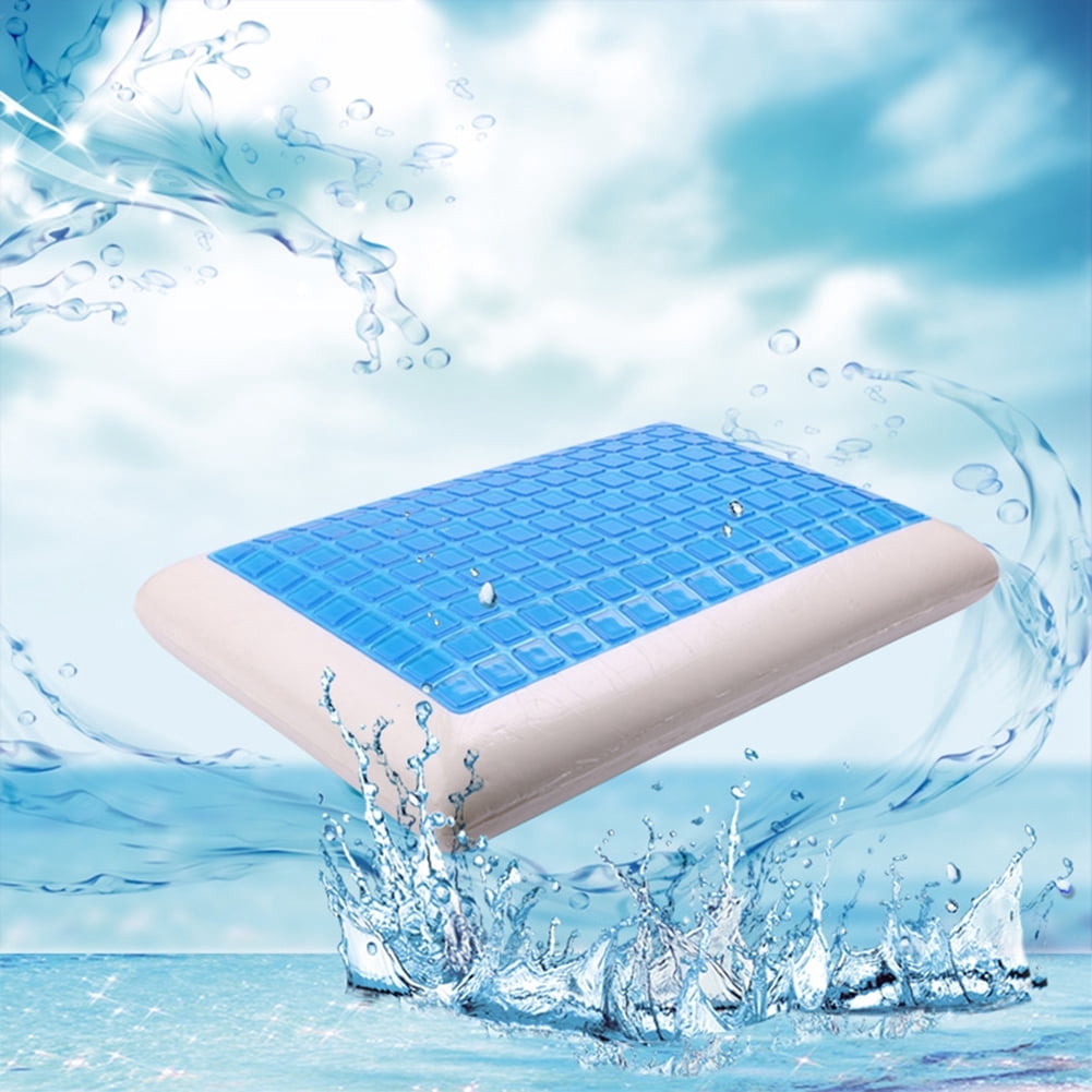 Hidetex Gel Pillow Memory Foam Pillow with Cooling Gel- Comfortable Support Bed Pillow Aligns Spine- Neck Pain & Headache Relief(23.6"x15.8")