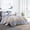 Yellow, variant on Swift Home 100% Cotton Yarn-Dyed Stripe Gauze Duvet Cover Set, Textured, Full/Queen, Grey