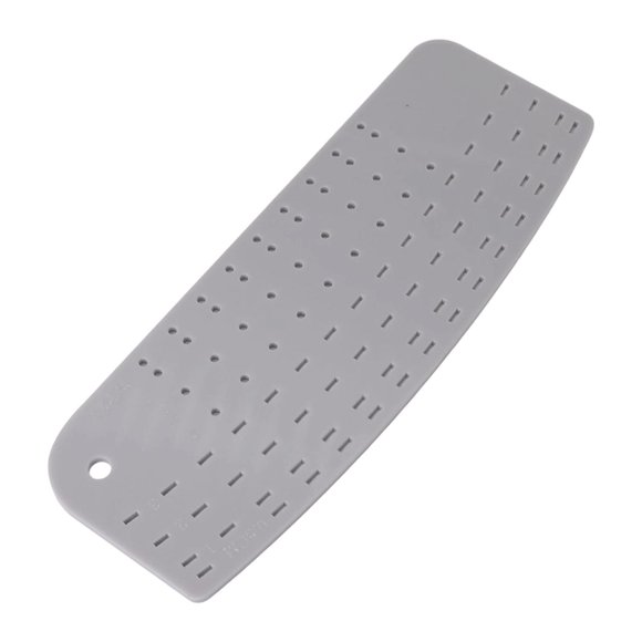 yuksok Hemming Template Fabric Sewing Tool Tailor Hot Hem Ruler Fabric Ironing Tool Gray