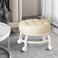 thumbnail image 4 of EGNMCR Tabouret Bas à Roulettes pour la Maison Roue Universelle Entrée Tabouret pour Homme Paresseux Tabouret à Chaussures Multifonction Couturière Fauteuil Roulant Tabouret Assis Petit Tabouret Petits Tabourets, 4 of 8