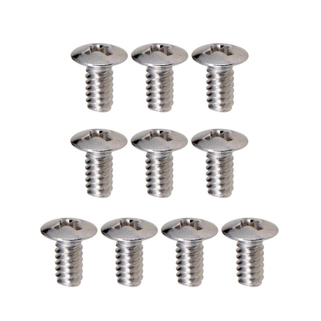 lionlar 10PCS 3 Way Guitar Switch Fixed Screws Nuts Guitar Replacement