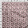thumbnail image 4 of oneOone Viscose Jersey Light Gray Fabric Asian Suzani Craft Projects Decor Fabric Printed By The Yard 60 Inch Wide, 4 of 5