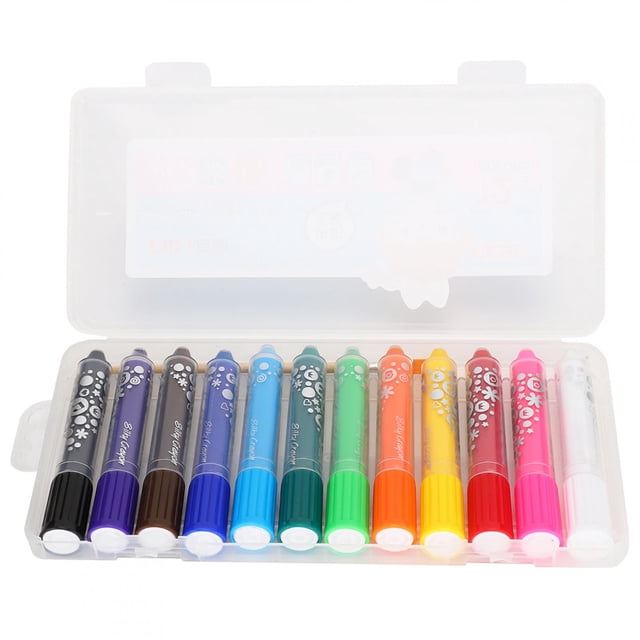 Convenient Plastic Water-Soluble Crayon, Silky Crayon, Delicate Strokes For Paper Glass