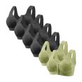 thumbnail image 1 of Posijego Women's Front Closure Bra 6 Pack Womens Plus Size Wireless Push up Full Coverage Everyday Bralettes, 1 of 2