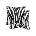 thumbnail image 1 of BELTON FAUX FUR PILLOW 18"X18" 2-PACK, 1 of 2